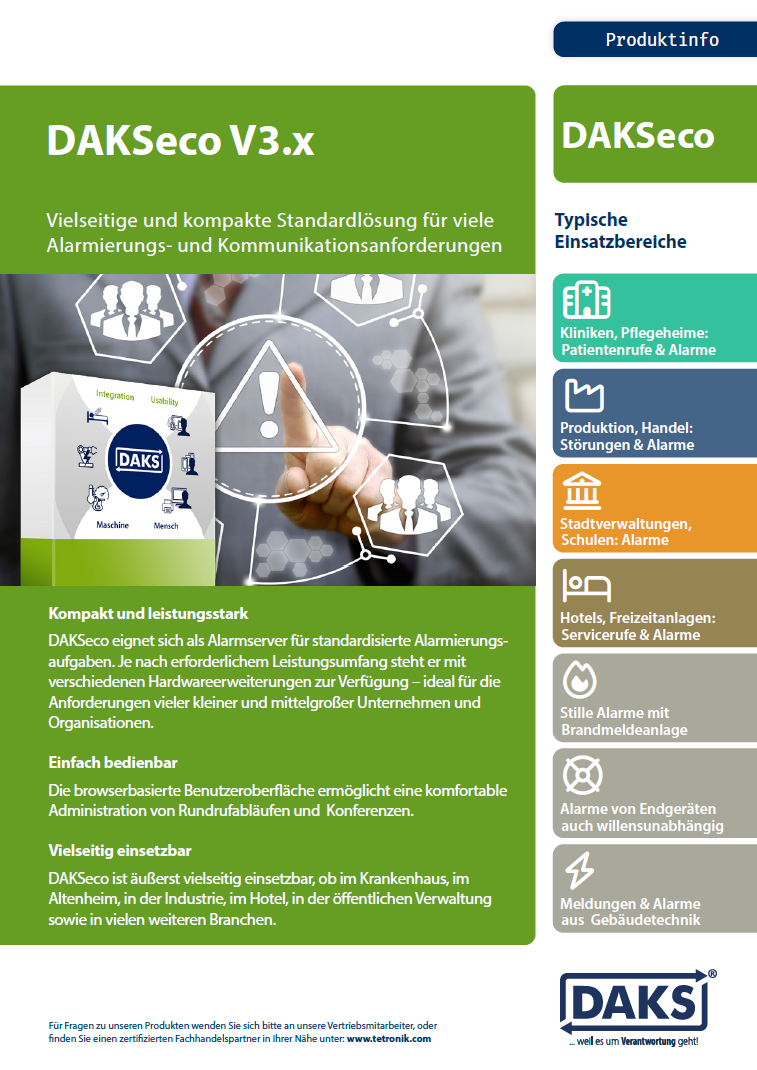 DAKSeco V3.x Produktinfo