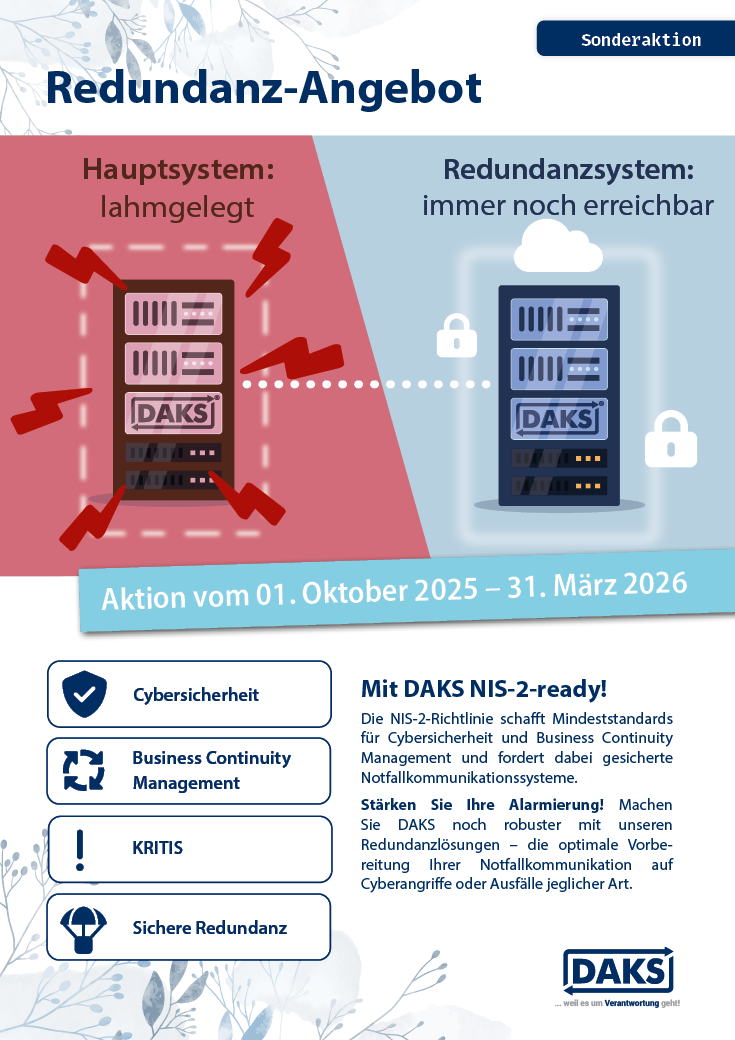 Sonderaktion: "Mach' deinen DAKS NIS-2-ready"