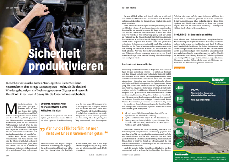 Sicherheit produktivieren (Security Insight 05/22)