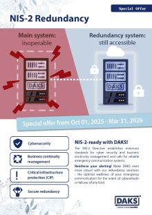 Preview image special offer info flyer NIS-2 Redundancy