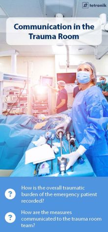 Preview image fold-out flyer Communication in the Trauma Room