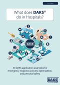 Preview image of the "What does DAKS do in Hospitals?" brochure