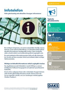 Vorschaubild Produktinfo DAKSpro-Modul Infotelefon