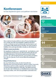 Vorschaubild DAKSpro-Modul Konferenzen
