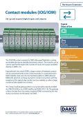 Preview image product info Contact Modules IOG/IOM
