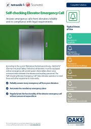 Preview image product info Self-checking Elevator Emergency Call