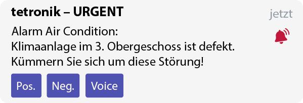 Example: Popup on smartphone
